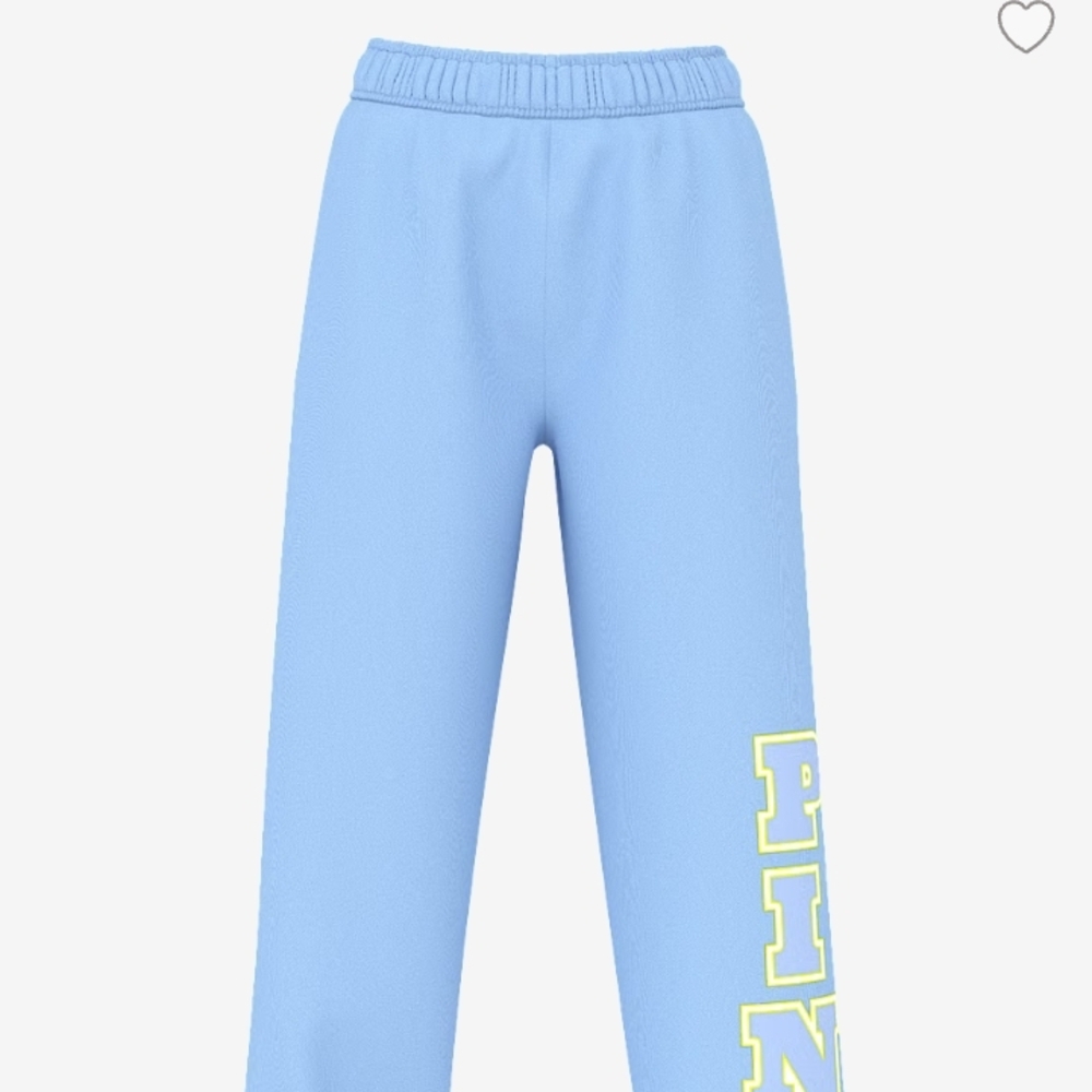 Kids Light Blue Joggers with Yellow Print